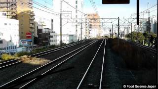 preview picture of video 'Sobu Line West-East 22 View from Front Kinshicho to Kameido 2010.12.17'