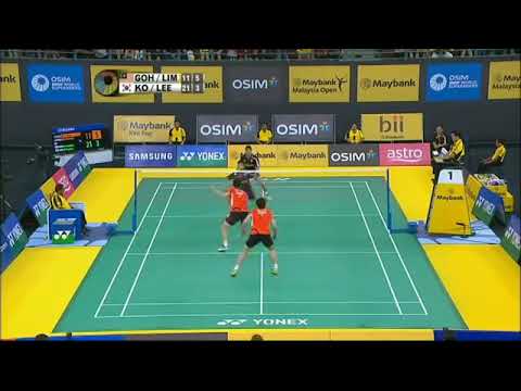 Badminton Lee Yong Dae Ko Sung Hyun vs Goh V S Lim K W 2013 Malaysia SS
