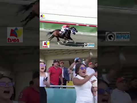 Así ligó Jeanelis, el triunfo de su esposo el jinete Francisco Quevedo; con Bucare en La Rinconada.