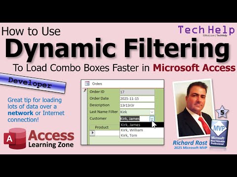 How to Use Dynamic Filtering to Load Combo Boxes Faster in Microsoft Access