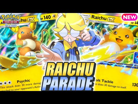 5 WIN STREAK ! This RAICHU Team Will Shock the Ladder ! - Pokemon TCG Pocket