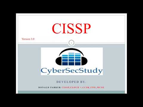 Domain 1 - CyberSecStudy - CISSP - Bootcamp - Free Version