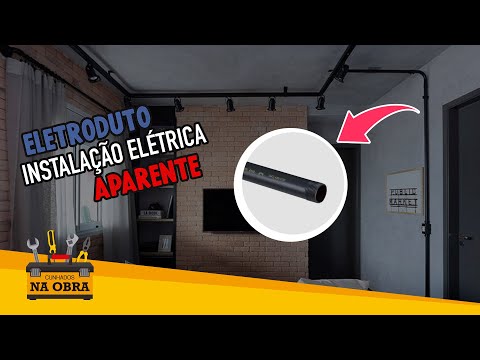 Como Fazer Instalaçao Elétrica Aparente PVC - Estilo Industrial