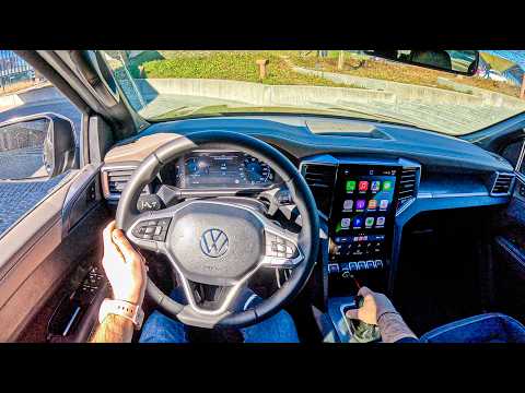 NEW Volkswagen Amarok Aventura 2025 (3.0 V6 240 hp) | POV Test Drive #2362 Joe Black