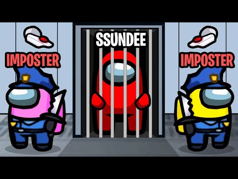 COPS vs ROBBERS Minigame in AMONG US