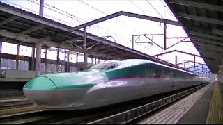 preview picture of video '東北新幹線 迫力の高速通過映像集 白石蔵王駅 Shinkansen passing'