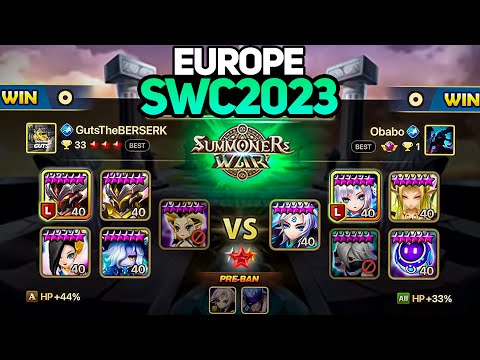 OBABO vs GUTS (BO3). SWC2023 Europe Preliminary Day 3 - Summoners War