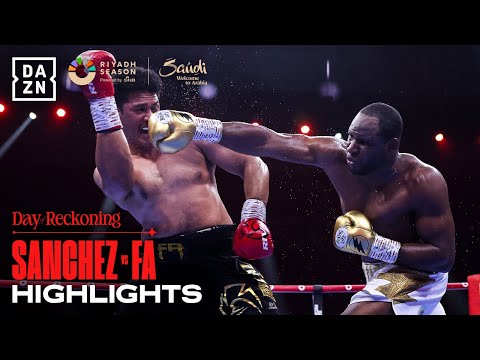One Way Traffic | Frank Sanchez vs. Junior Fa Fight Highlights