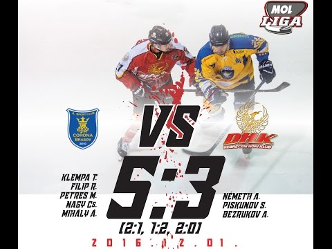 MOL128 ASC Corona Brasov - Debreceni HK   5:3 (2:1, 1:2, 2:0) 2016.12.01
