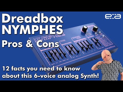 Dreadbox Nymphes Pros & Cons 6 Voice Analog Synth Review by Penishead [direct sound]