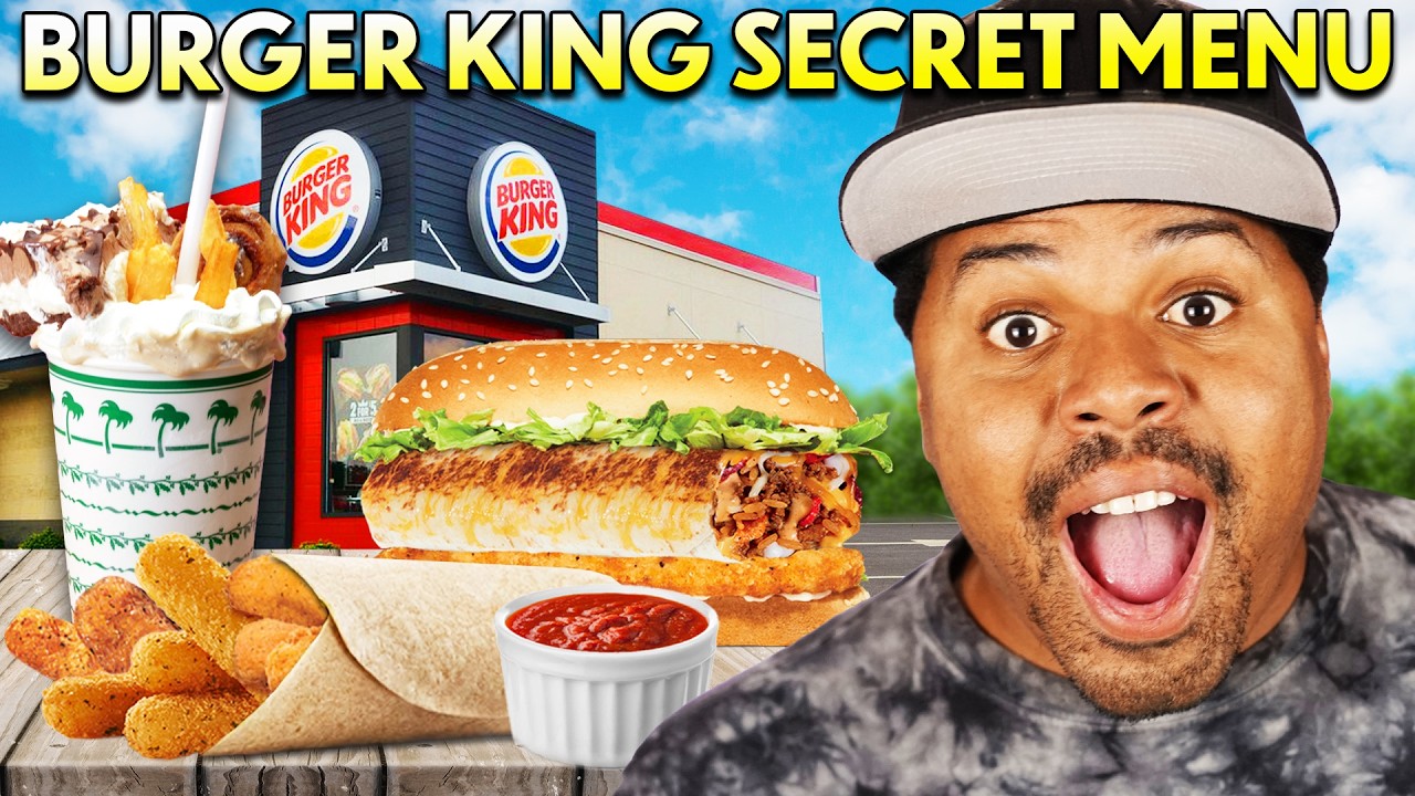 Trying & Rating Burger King Secret Menu!
