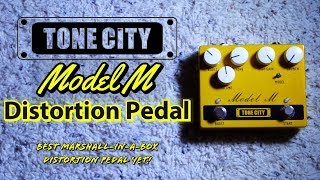 Video thumbnail for Tone City Model M Distortion Pedal by Robert Jackson