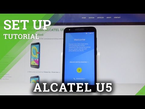 How to Set Up ALCATEL U5 - Android Activation |HardReset.info