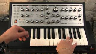 The Moog Sub Phatty Part 1- Oscillators