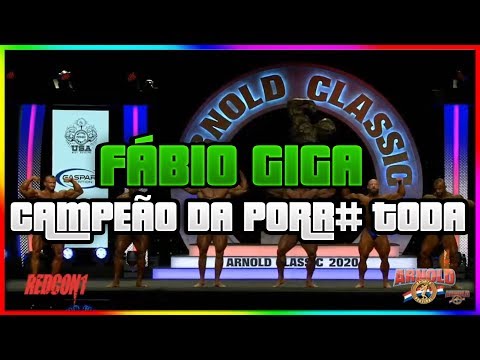 FÁBIO GIGA CAMPEÃO OVERALL E NOVO ATLETA PRO l ARNOLD CLASSIC OHIO 2020
