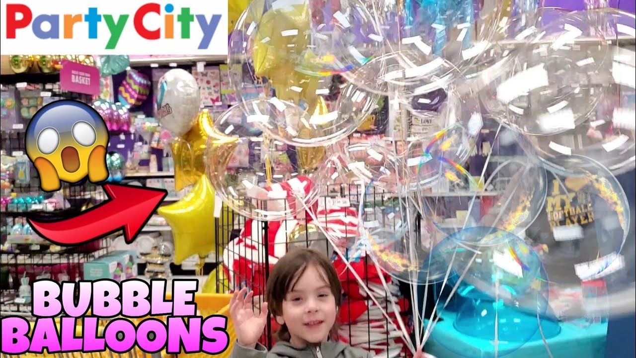 Party City POPPED our Bubble Balloons! Inflating LED Glowing Bobo Balloons with Helium