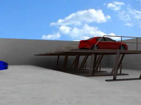 Sloping Out System Car Parking