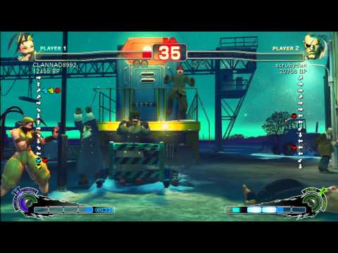 SSF4 Rank Match  CLANNAD8992 (IB)  vs  scrubydan (SA)