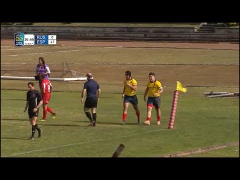 Gonzalo López good support running for try vs Russia U20 2019