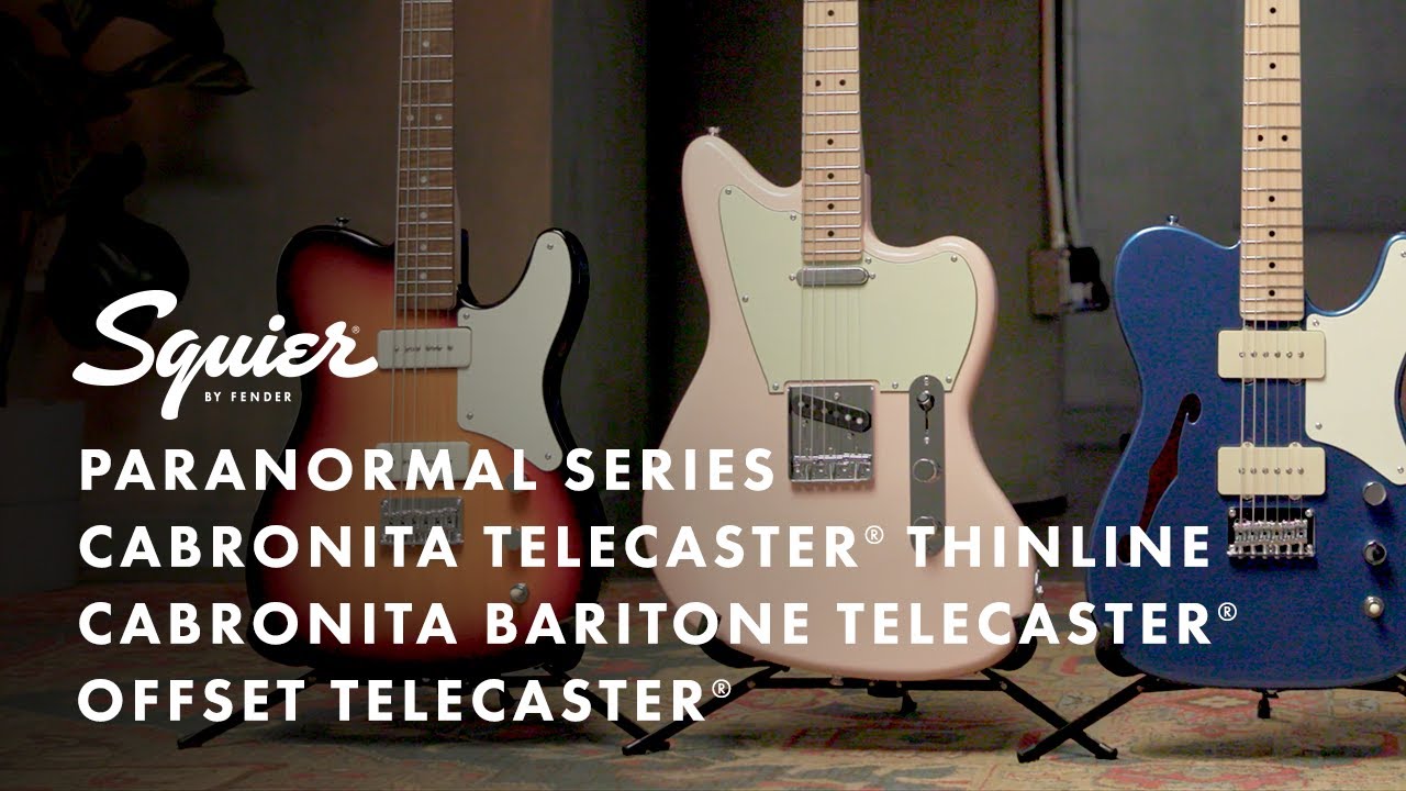 Paranormal Baritone Cabronita Telecaster® | Squier Electric Guitars