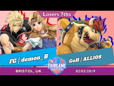 SMASH ULTIMATE TOURNAMENT UK - Fair Game 6 - Losers R5 - demon_B (Zelda, Cloud) vs. Allios (Bowser)