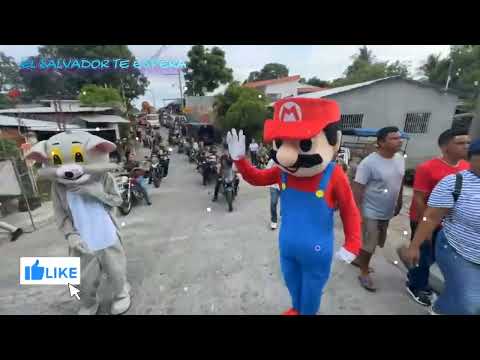 Así fue el desfile de correo del distrito San Antonio masahuat la paz centro El salvador 2025