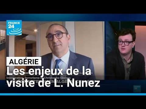 Laurent Nunez en Algérie : "On voit bien que la relation n'est pas sacrifiable" • FRANCE 24