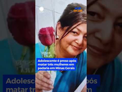 Adolescente é preso após matar três mulheres em padaria em Minas Gerais #HojeEmDia #Shorts