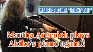 Download lagu Martha Argerich  Maurice Ravel 'Jeux d'eau '　ラヴェル作曲 水の戯れ Argerich  plays Akiko's piano again! mp3