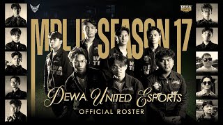 Download lagu MPL ID S17  ROSTER FOR DEWA UNITED ESPORTS!⭐️ mp3