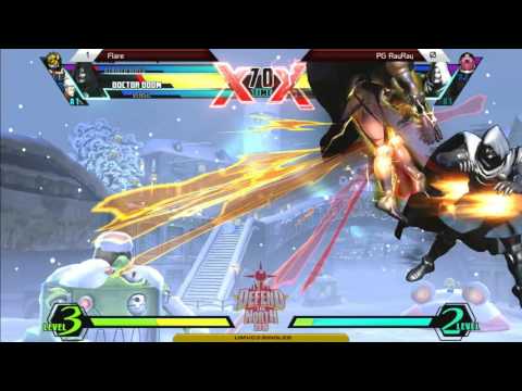 Ultimate Marvel vs Capcom 3 Tournament: Defend the North 2016 Day 2  - Flare v PG RayRay