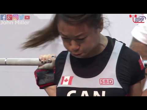 Simone Lai - 3rd Place 352.5kg Total - 47kg Class 2019 Womens IPF Classic Worlds