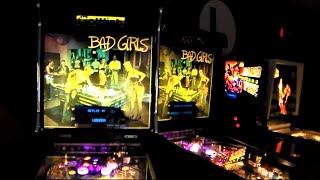 Playing Gottlieb's 1988 "Bad Girls" System 80B Pinball Machines - Yes, They're Twins!