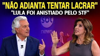 Blogueira TENTA ENQUADRAR Caiado e TOMA RESPOSTA NA LATA em sabatina no SBT