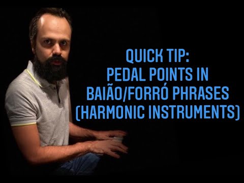 Quick Tip 61   Pedal point pharses with the northeast Brazilian Accent harmonic instr