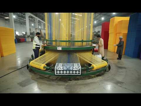 500-Year-Old Chatai Concept | Plastic Woven Mat Technique Still Alive | Now Made with Modern Machine