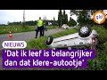 Willem belandt met zijn auto op de kop in de sloot: 'Ik ben belangrijker dan dat klere-autootje'
