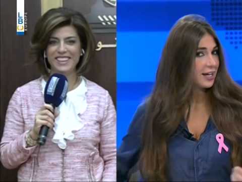 LBCI Dima sadek & Houda chedid  behind the scenes