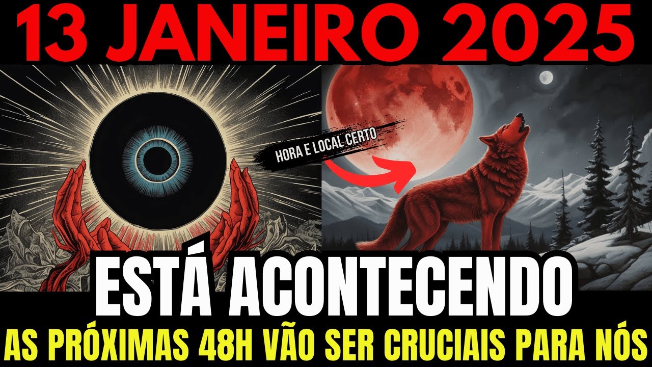 🌕 13 DE JANEIRO: 4 SINAIS CLAROS DE QUE A LUA DO LOBO IRÁ MUDAR VOCÊ!