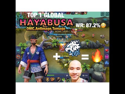 TOP 1 GLOBAL HAYABUSA - ONIC.Antimage.Tamago Feat. EVOS Squad Gameplay! AUTOWIN! ~ Mobile Legend