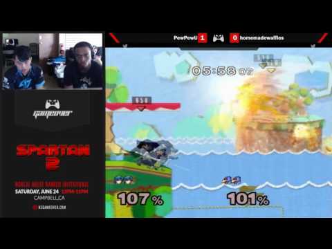 CLG.PewPewU (Marth) vs HMW (Falco) NorCal Spartan