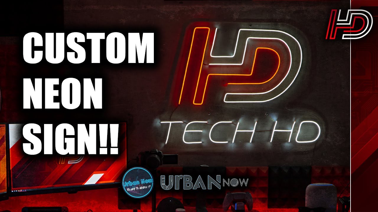 MY OWN CUSTOM NEON SIGN!! (UrbanNowCompany)