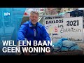 Economische daklozen in protest: "Ga niet tussen alcoholisten slapen"