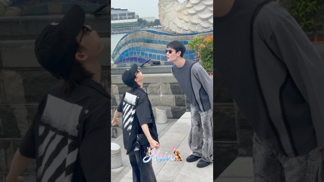 มีส่งจุ๊บให้กัน น่ารักมาก #poohpavel #ppoohkt #pavelphoom