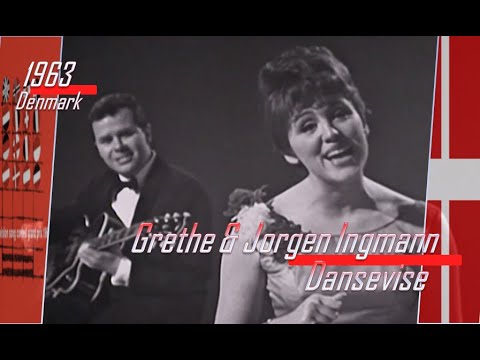 eurovision 1963 Denmark 🇩🇰 Grethe & Jorgen Ingmann - Dansevise 🏆 ᴴᴰ