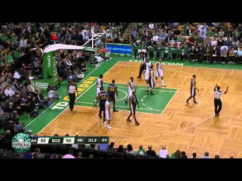 Rajon Rondo dunk vs.Utah Jazz 3/28/2012 [HD]