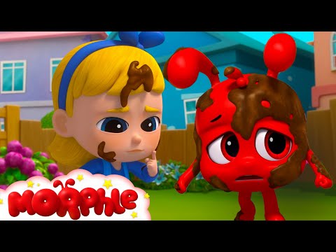 Muddy Morphle Takes A Bath 🧼| Morphle 3D | Funny Kids Cartoons | Moonbug Kids After School