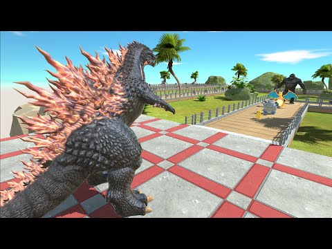 - NEW UNIT ! GOJIRA DEATH RUN - Animal Revolt Battle Simulator