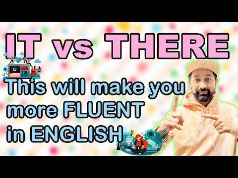 Your Path to Fluent English Expression! speak 🗣 💪 Mastering 'It' vs. 'There'!! 🙋‍♀️ 🙋‍♂️