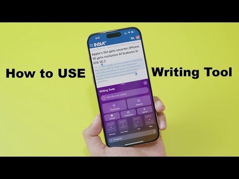 How to Use Writing Tool on iOS 18.2 iPhone 16 Pro Max – Apple Intelligence